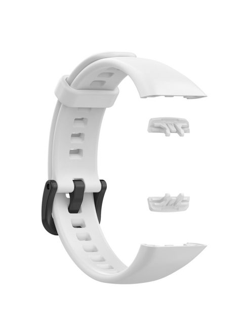 For Huawei Band 6 / Band 6 Pro / Honor Band 6 TPU Sport Strap Replacement Watch Band - White