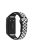 For Huawei Band 6 / Honor Band 6 Dual Color Silicone Watch Band Adjustable Wrist Strap Replacement - Black / White