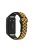 For Huawei Band 6 / Honor Band 6 Dual Color Silicone Watch Band Adjustable Wrist Strap Replacement - Black / Yellow