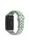 For Huawei Band 6 / Honor Band 6 Dual Color Silicone Watch Band Adjustable Wrist Strap Replacement - Light Green / White