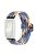 For Huawei Band 7 Braided Watch Band Replacement Wrist Strap with Adjustable Buckle - Denim