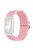 For Huawei Band 7 Braided Watch Band Replacement Wrist Strap with Adjustable Buckle - Pink