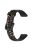 For Huawei Band 7 Colorful Spotted Wrist Band Replacement Silicone Watch Strap - Black