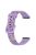 For Huawei Band 7 Colorful Spotted Wrist Band Replacement Silicone Watch Strap - Purple