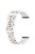 For Huawei Band 7 Colorful Spotted Wrist Band Replacement Silicone Watch Strap - White