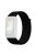 For Huawei Band 7 Nylon Watch Strap Adjustable Loop Fastener Replacement Sport Wrist Band - Dark Black