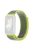 For Huawei Band 7 Nylon Watch Strap Adjustable Loop Fastener Replacement Sport Wrist Band - Green / Yellow