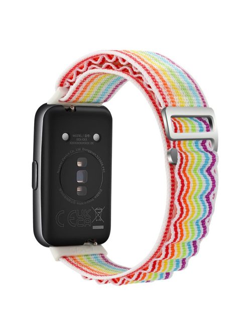 For Huawei Band 7 Replacement Watch Band Nylon Adjustable Wrist Strap - Colorful