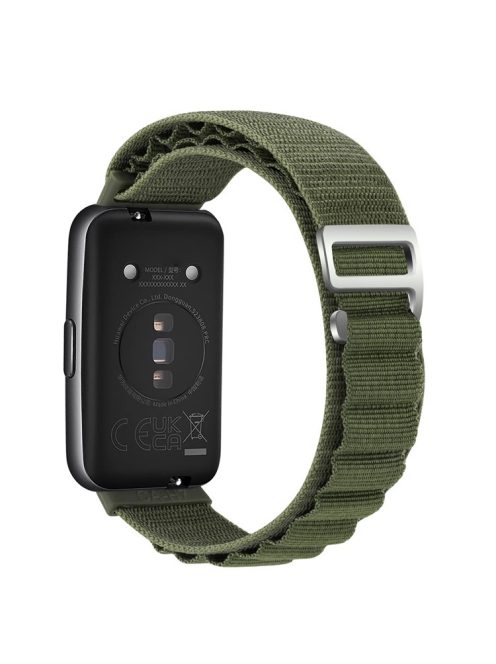 For Huawei Band 7 Replacement Watch Band Nylon Adjustable Wrist Strap - Green