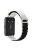 For Huawei Band 7 Replacement Watch Band Nylon Adjustable Wrist Strap - Starlight / Black