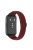 For Huawei Band 7 Stretchy Boho Watch Band Adjustable Elastic Nylon Strap Replacement Wristband - Wine Red