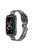 For Huawei Band 7/Band 6/Honor Band 6 Replacement Transparent TPU Watch Strap Wrist Band with Watch Case - Transparent Black