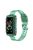 For Huawei Band 7/Band 6/Honor Band 6 Replacement Transparent TPU Watch Strap Wrist Band with Watch Case - Transparent Green