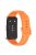 For Huawei Band 8 / 8 NFC / 9 / 9 NFC Glossy Silicone Watch Strap Replacement Watchband - Orange