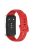 For Huawei Band 8 / 8 NFC / 9 / 9 NFC Glossy Silicone Watch Strap Replacement Watchband - Red