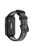 For Huawei Band 8 / Band 8 NFC / Band 9 / Band 9 NFC Adjustable Silicone Watch Band Dual-color Replacement Strap - Black+Grey