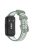 For Huawei Band 8 / Band 8 NFC / Band 9 / Band 9 NFC Adjustable Silicone Watch Band Dual-color Replacement Strap - Light Green+White