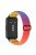 For Huawei Band 8 / Band 8 NFC / Band 9 / Band 9 NFC Bohemian Style Elastic Nylon Smartwatch Strap Watch Band Replacement - Rainbow