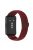 For Huawei Band 8 / Band 8 NFC / Band 9 / Band 9 NFC Bohemian Style Elastic Nylon Smartwatch Strap Watch Band Replacement - Wine Red