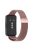 For Huawei Band 8 / Band 8 NFC / Band 9 / Band 9 NFC Milanese Mesh Wrist Strap Replacement Metal Smart Watch Band - Rose Pink