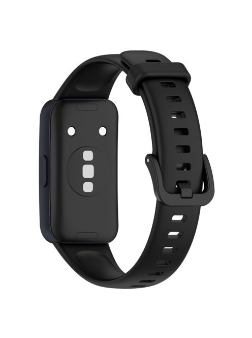 For Huawei Band 8 / Band 8 NFC / Band 9 / Band 9 NFC Silicone Strap Waterproof Soft Watch Band - Black