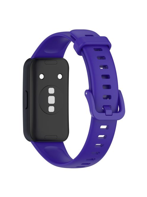 For Huawei Band 8 / Band 8 NFC / Band 9 / Band 9 NFC Silicone Strap Waterproof Soft Watch Band - Dark Purple