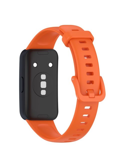 For Huawei Band 8 / Band 8 NFC / Band 9 / Band 9 NFC Silicone Strap Waterproof Soft Watch Band - Orange