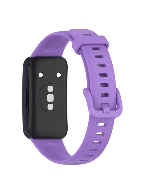 For Huawei Band 8 / Band 8 NFC / Band 9 / Band 9 NFC Silicone Strap Waterproof Soft Watch Band - Purple