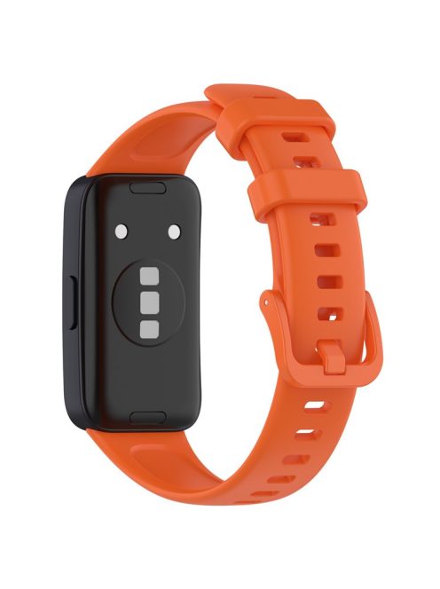 For Huawei Band 8 / Band 8 NFC / Band 9 / Band 9 NFC Silicone Watch Bands Waterproof Sport Watchband Strap - Orange