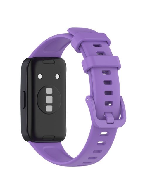 For Huawei Band 8 / Band 8 NFC / Band 9 / Band 9 NFC Silicone Watch Bands Waterproof Sport Watchband Strap - Purple