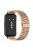 For Huawei Band 8 / Band 8 NFC / Band 9 / Band 9 NFC Smartwatch Strap Repair Part Watch Strap 3-Bead Stainless Steel Band Replacement - Rose Gold