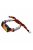 For Huawei Band 8 / Band 8 NFC / Band 9 / Band 9 NFC Watch Band Beads Decor Braided Rope Adjustable Wrist Strap - Black Orange Camo