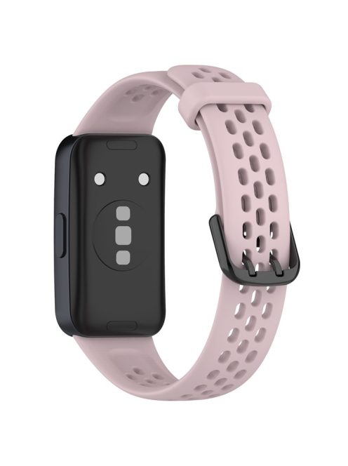 For Huawei Band 8 / Band 8 NFC / Band 9 / Band 9 NFC Watch Band Soft Silicone Breathable Strap Replacement - Pink