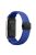 For Huawei Band 8 / Band 8 NFC / Band 9 / Band 9 NFC Wrist Band Magnetic Buckle Nylon Braided Smartwatch Strap - Blue