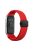 For Huawei Band 8 / Band 8 NFC / Band 9 / Band 9 NFC Wrist Band Magnetic Buckle Nylon Braided Smartwatch Strap - Red