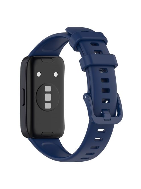 For Huawei Band 8 / Band 9 / Band 9 NFC Silicone Watch Bands Waterproof Sport Watchband Strap - Midnight Blue