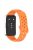 For Huawei Band 9 / 9 NFC / 8 / 8 NFC Breathable Holes Replacement Band Silicone Watch Strap - Orange