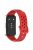 For Huawei Band 9 / 9 NFC / 8 / 8 NFC Breathable Holes Replacement Band Silicone Watch Strap - Red