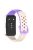 For Huawei Band 9 / 9 NFC / 8 / 8 NFC Breathable Holes Replacement Band Silicone Watch Strap - Starlight+Purple