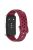 For Huawei Band 9 / 9 NFC / 8 / 8 NFC Breathable Holes Replacement Band Silicone Watch Strap - Wine Red