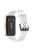 For Huawei Band 9 / 9 NFC / 8 / 8 NFC Replacement Band Adjustable Silicone Watch Strap - White