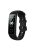 For Huawei Honor Band 4 Silicone Watch Wrist Band Replacement, Length: 95.6+124.8mm - Black