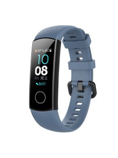   For Huawei Honor Band 4 Silicone Watch Wrist Band Replacement, Length: 95.6+124.8mm - Navy Blue