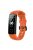 For Huawei Honor Band 4 Silicone Watch Wrist Band Replacement, Length: 95.6+124.8mm - Orange