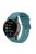 For Huawei TalkBand B5 Solid Color Soft Silicone Watch Band 18mm Adjustable Replacement Strap - Green