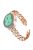 For Huawei Watch 2 Wrist Band Pearl Decor Four Leaf Clover Stainless Steel Strap - Rose Gold