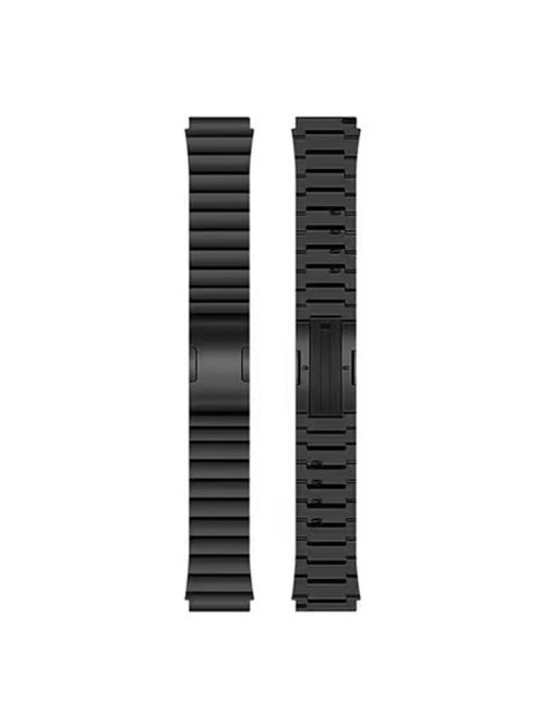 For Huawei Watch 3 / Watch GT 3 Pro 46mm / GT2 46mm Quick Release 22mm Universal Watch Strap Replacement Titanium Steel Wrist Band - Black