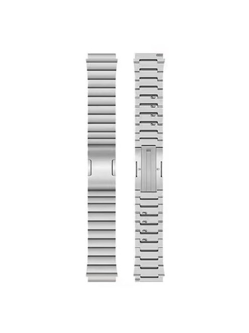 For Huawei Watch 3 / Watch GT 3 Pro 46mm / GT2 46mm Quick Release 22mm Universal Watch Strap Replacement Titanium Steel Wrist Band - Silver