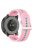 For Huawei Watch 4 / 4 Pro / GT 4 46mm Color Holes Watch Strap 22mm Universal Silicone Band - Pink+Teal