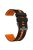 For Huawei Watch 4 / 4 Pro / GT 4 46mm Replacement Strap 22mm Universal Silicone Watch Band - Black+Orange